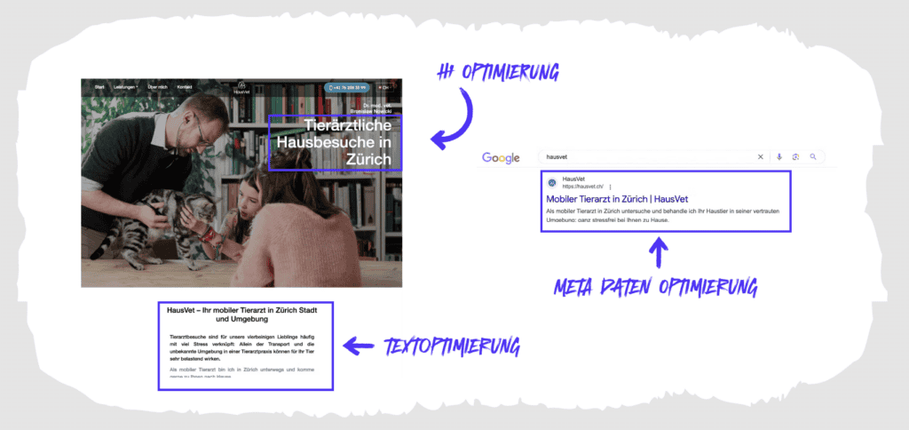 HausVet Case Study Visualisierung Homepage Optimierung